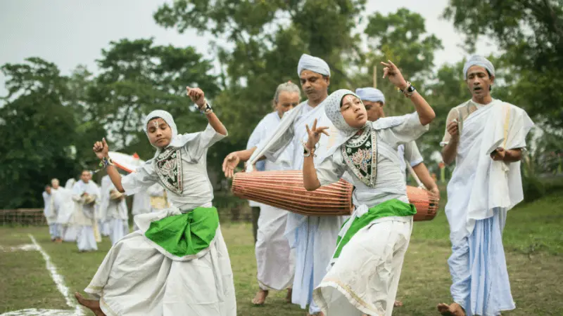 Assamese satra in Majuli