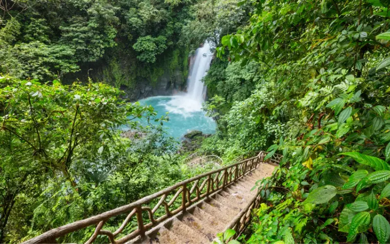 waterfall in Costa Rica 