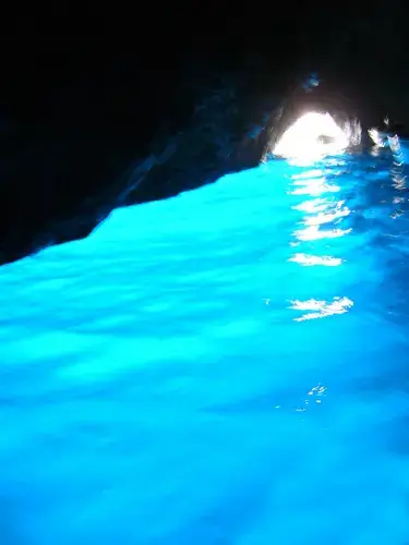 Blue Grotto in Capri, Italy