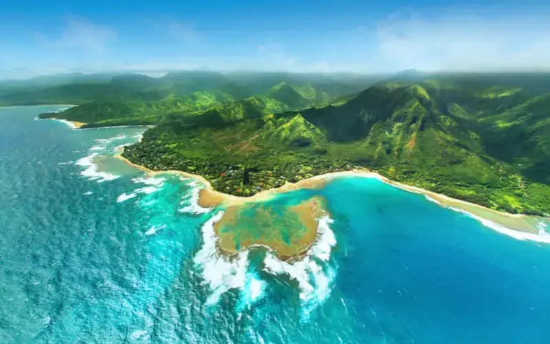 Hawaii, places like Cancun in USA