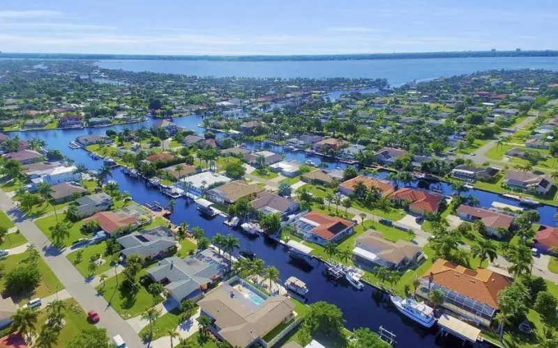 Cape Coral Canals from the Best Canal Cities in Florida