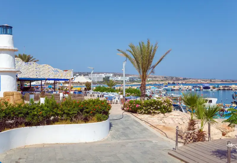 Located on the eastern coast of Cyprus, Ayia Napa is renowned for its wild parties and energetic nightlife. 