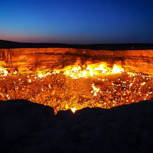 Darvaza gas crater, Turkmenistan